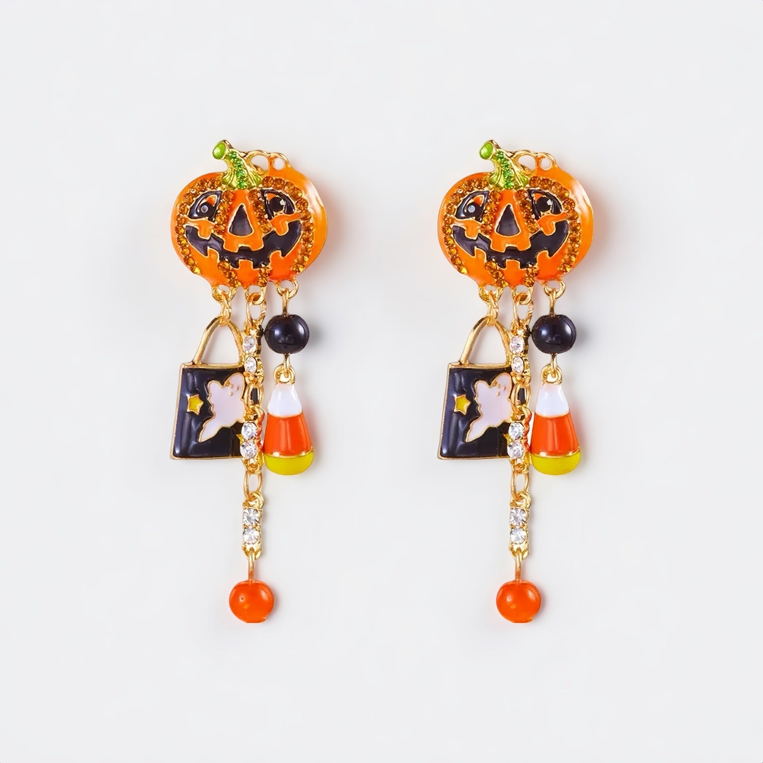 Pumpkin Dream Drop Earrings