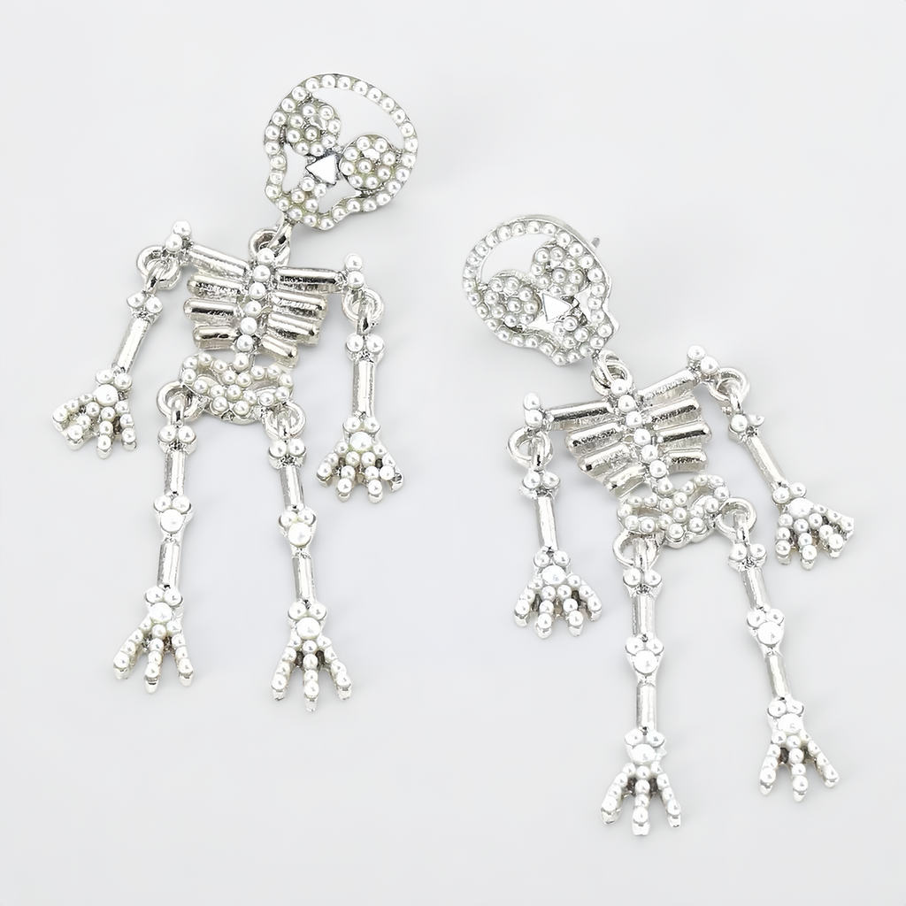 Glam Skeleton Earrings