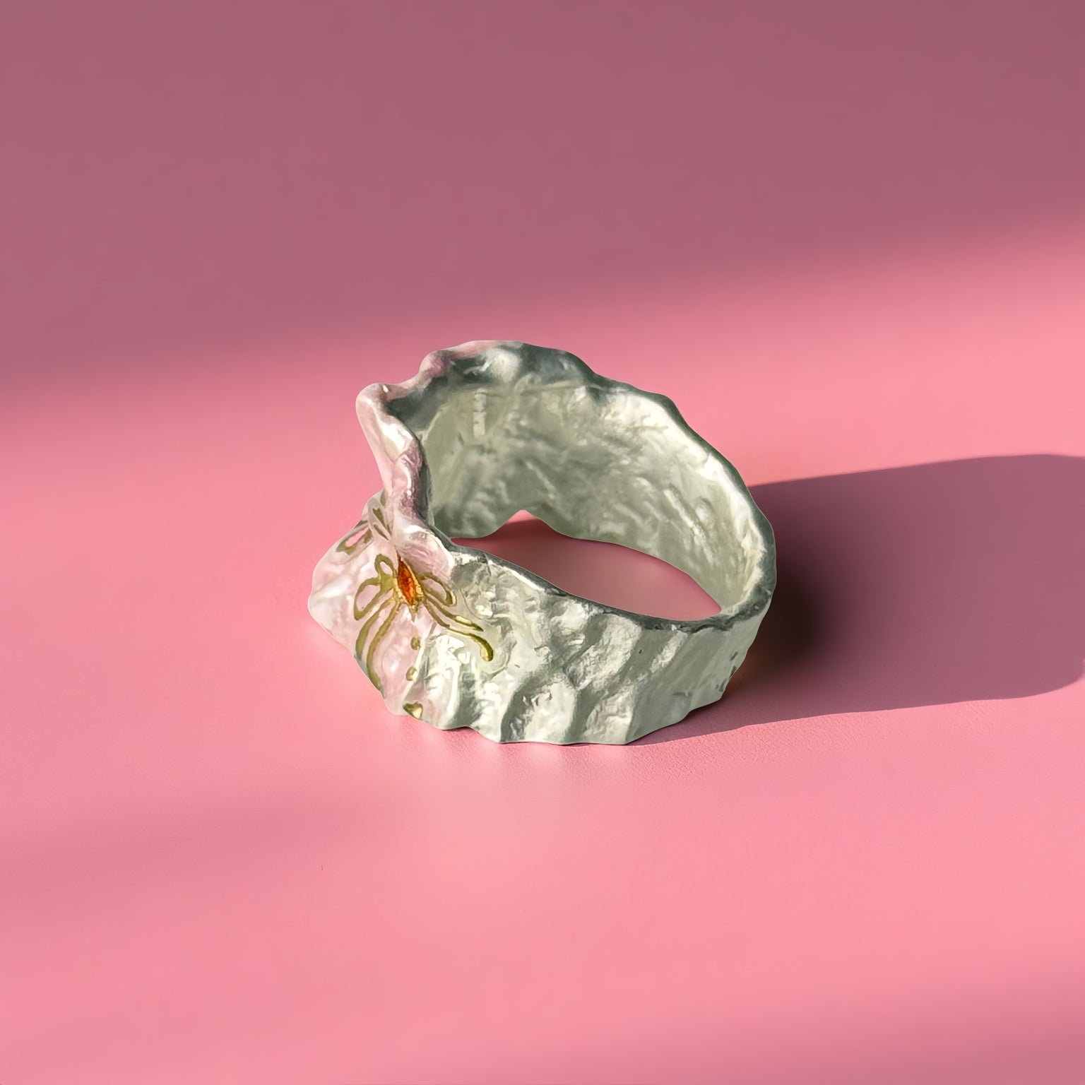 Irregular Ruffled Ring